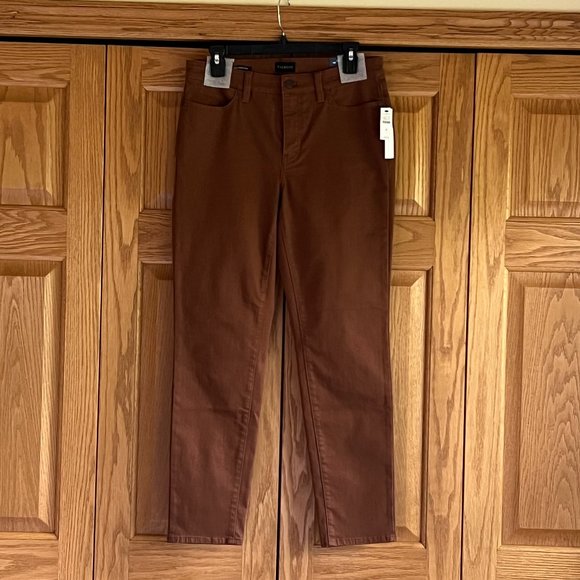 TALBOTS - Slim Ankle Jeans - Tortoise Shell -- NEW with Tag - Picture 1 of 10